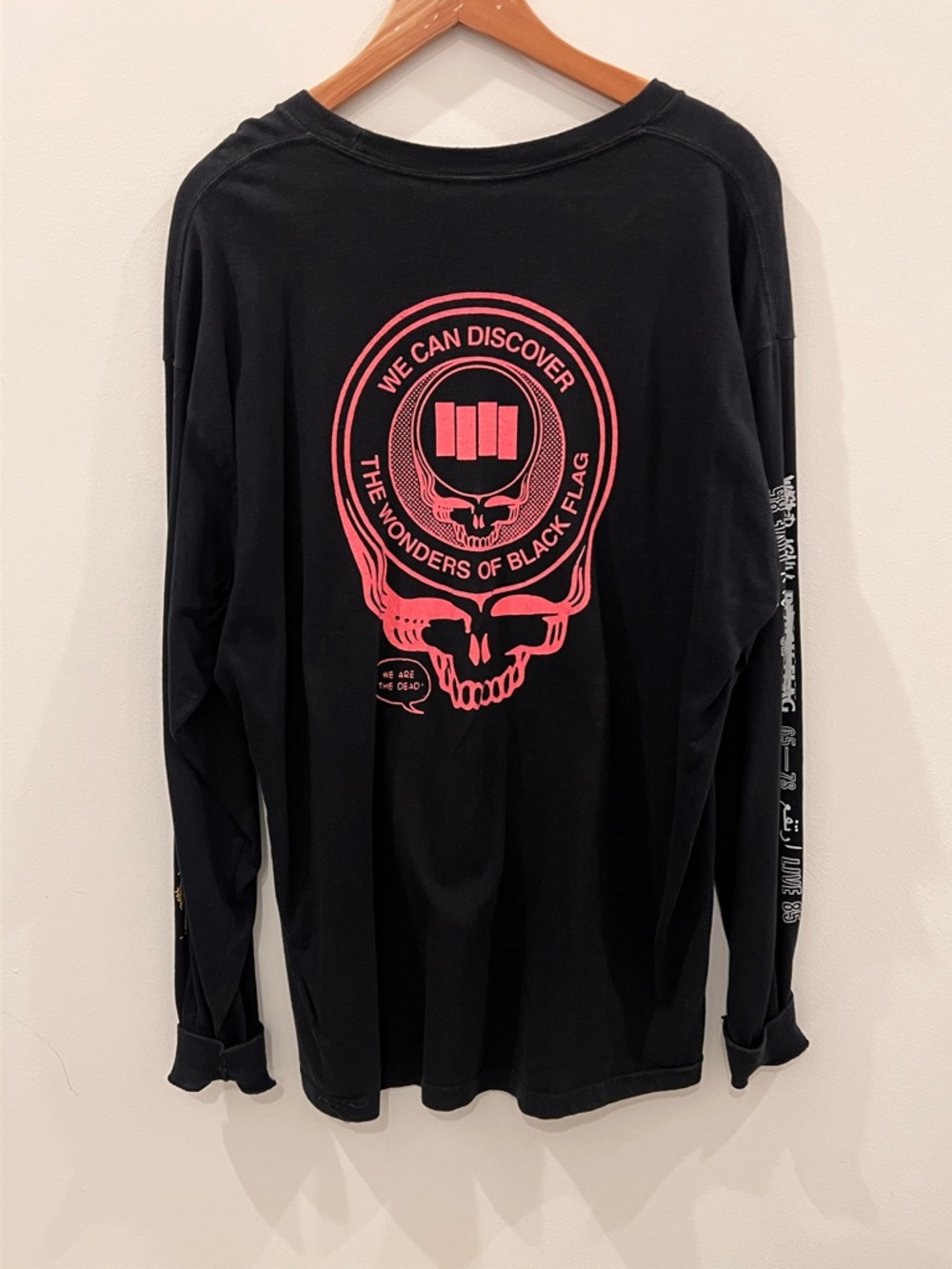 WOBF (Wonders of Black Flag) long sleeve graphic tee